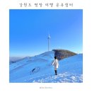 강원도 평창 여행 안반데기 운유쉼터 | 포토존, 주차, 2월 설경 현황, 방문시간 추천