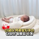 엔젤앤비 역방쿠 후기, 아기등센서 휴대용침대 신생아옆잠베개 활용