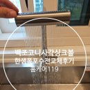 백조고니 사각싱크볼 한샘폭포수전 교체한 후기