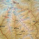 응봉산 산행코스 등산지도(삼척, 울진) 이미지
