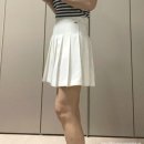 제이린드버그 아디나 스커트 화이트 후기(사이즈 팁) 여성 골프웨어 추천