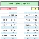 26년 지리산종주 버스좌석 이미지