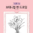 보타니컬 꽃 식물 드로잉 이미지