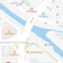 지하 차도에 설치된 노란 레일 이미지