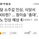 내달 소주값 인상, 식당서 5000원? … 참이슬 ‘총대’, 도미노 인상 예상 이미지