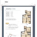 왕십리뉴타운 텐즈힐 2구역 각 세대별 평면도 84 m² 형,55 m² 형,59 m² 형,125 m² 형,127 m² 형,157 m² 형 이미지