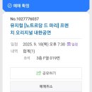 아름다운안경나라 | 서울 광화문역 내한공연 뮤지컬 &#39;노트르담 드 파리&#39; B석 F열 3층 혼자보기 후기