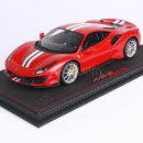 1:18 / D&G 페라리 488 GTB N-largo / 메이크업 아벤타도르 SVJ 레드 / BBR 488 피스타 구매합니다 이미지