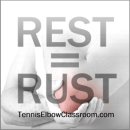 Rest is Rust im treating tennis elbow 이미지