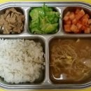 11월 28일- 현미녹두밥,김치콩나물국,돼지고기장조림,애호박볶음,깍두기를 먹었어요~^^ 이미지