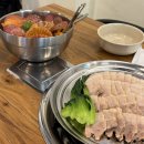신촌전철역 7번출구 | [신촌맛집] 가리비 칼국수가 서비스인 삼겹살 보쌈 세트 화락관