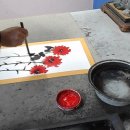 사군자 국화 이미지