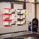 LG에서 출시한다는 신발용 스타일러 + 신발 쇼케이스 이미지