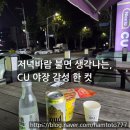 CU(중동중앙점) | [부천 편의점 야장맛집] CU 부천중앙점에서의 저녁 한 잔, 편맥은 진리지