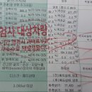 NF소나타 차주분 자동차 검사 불합격 통지서 가지고 옴 이미지