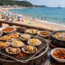 대천주민센터 마당 | 대천 해수욕장 맛집 추천 – 바다 보고, 먹으며 즐긴 식사 기록