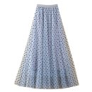 수채화로 표현하는 나만의 감성 | 도트 땡땡이 주름치마 비교하며 찾은 나만의 봄날 일상 기록