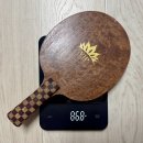 [평생 라켓 - 도전 100만원] W968-6 장ㅇㅇ 국대선수용 3번 (물결무늬) + 고집통 VIP 메이플 GT특수카본 라켓~ 이미지