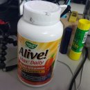 아이허브닷컴에서 Nature&#39;s Way, 얼라이브! 맥스3 데일리, 멀티비타민, 180알 구입한 후기