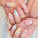 네일 스타일 | 가정동여름네일 예쁘게 하고 왔어요💅 루원시티네일! 아트스타일네일 방문후기💖