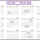 2020년 미국시장 휴장일 ----- FOMC 회의 일정 이미지