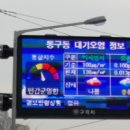장자대로 대기오염전광판