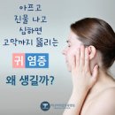 귀뒤 염증 귀바퀴 염증 물나옴 귀에서 진물 이미지