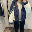 H&amp;M 리브니트 터틀넥 가디건 &amp; 트랙 후드 자켓 착샷 후기 +
