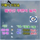 2023년 10월 7일(토) 대구~경북 칠곡군 &#39;팔공산&#39; 주변의 날씨 이미지