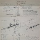 에어브러시(일명 바람붓-더블액션식의) 구조도입니다 이미지