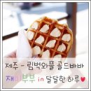 림벅와플성산일출봉점 골드바바 | 성산일출봉 카페 :D 제주도 숨은맛집 림벅와플 골드바바!