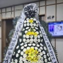 울산 북구 울산전문장례식장 근조 기업 화환 야간 꽃배달