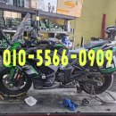 Z1000SX 콘티넨탈 스포츠어택4 앞타이어 교체 엔진오일 교체 작업 후기 오토바이 매입 중고 용달 정비 부품