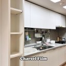 용인행정타운두산위브3단지작은도서관 | 용인 삼가 행정타운 두산위브 인테리어필름 주방, 화장대, 붙박이장, 복도장 시공사례 - 현대보닥 s255