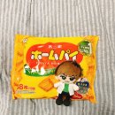인형과 함께 | 생활 스노우망 맴버 아베료헤이가 광고모델인 후지야 홈파이 구입후기 아베짱 인형과 함께 한컷 먹는후기