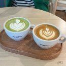 The따이소PC | 더커피 the coffee 한남 말차라떼 후기