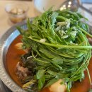 미나리 감자탕이 맛있는 망우역 우림시장 근처 맛집 삼삼뼈국 망우점