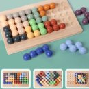 시니어 치매예방 보드게임 | 양면 점보 IQ구슬퍼즐 두뇌개발 가족 보드게임 치매예방 시니어게임 후기