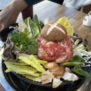 경남진영맛집 괜찮은식당_언양불고기버섯전골 점심특선 /후식 요아정