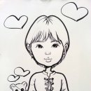 캐리커처 드로잉 이미지