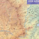 주변지역에서 바라본 선자령 전경(선자령 등산지도, 등산코스, 산행지도, 산행코스 포함) 이미지