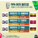 오늘 개막하는 FIFA 여자월드컵 대한민국 경기 일정 이미지