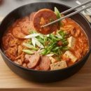 스팸 김치찌개 맛있게 끓이는법 두부 햄 김치찌개레시피 재료 신 김치요리 이미지
