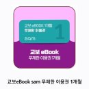 교보 ebook 1개월 무제한이용권 이미지