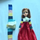 손바느질로 만드는 인형한복 이미지