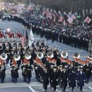 오바마 미대통령 취임식(2013.01.21) 백악관 앞 행진중인 미 육군군악대와 의장대, 예전 고적대 이미지