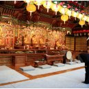 천축사 목조석가삼존불 이미지