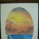 노을바다 이미지