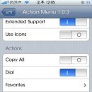 Action Menu 메모에서 Dial 등.. 이미지