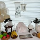 가온해 | 백일상 대여 후기_가온해 테이블 아기 100일상 사진